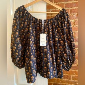 Mango Cotton Off Shoulder Blouse - New With Tags